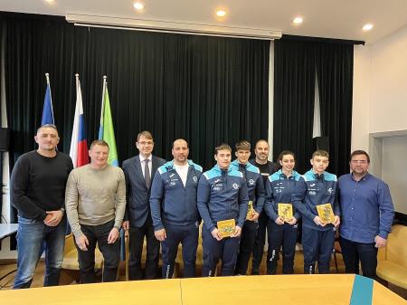 Sprejem državnih prvakov in DBV Fužinar